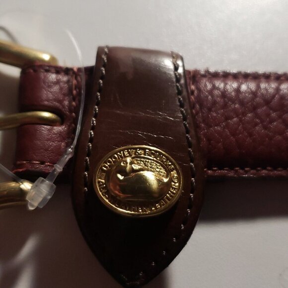 Dooney & Bourke Cognac Leather Belt - Picture 6 of 12
